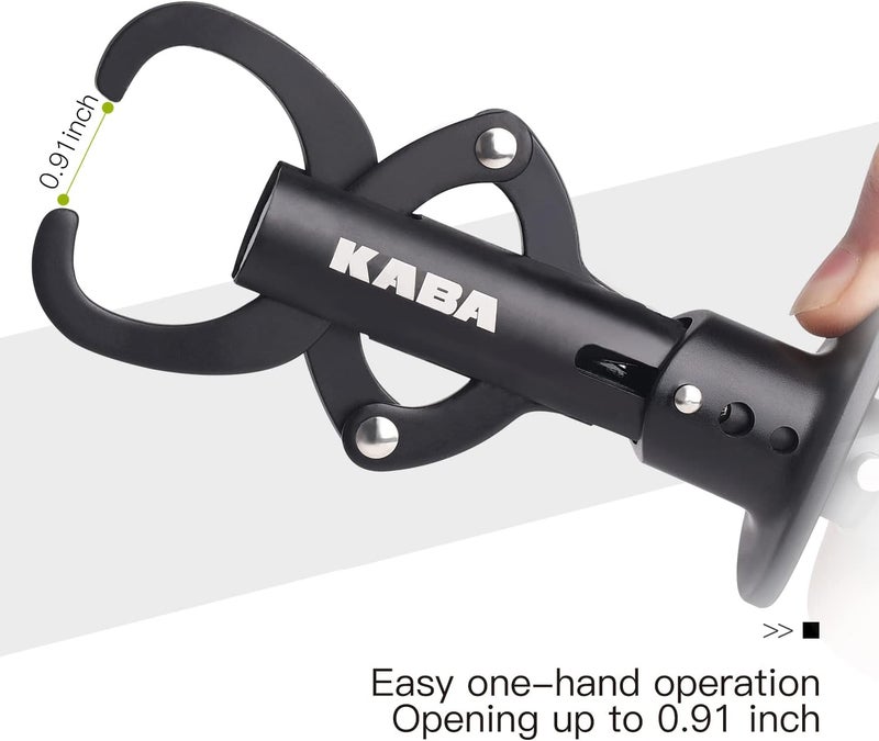 Kaba Fish Lip Gripper with Scale, 40 Pound Stainless Steel Fishing Gripper Professional Fishing Lip Grabber Tool, Fish Grabber Clip Fish Control Tackle - Image 4